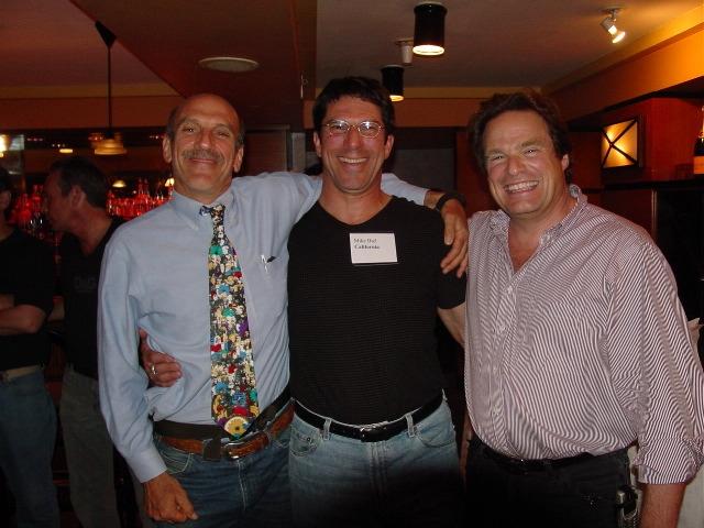 David Einsidler, Mike Biel & Me at the 50th Birthday Bash